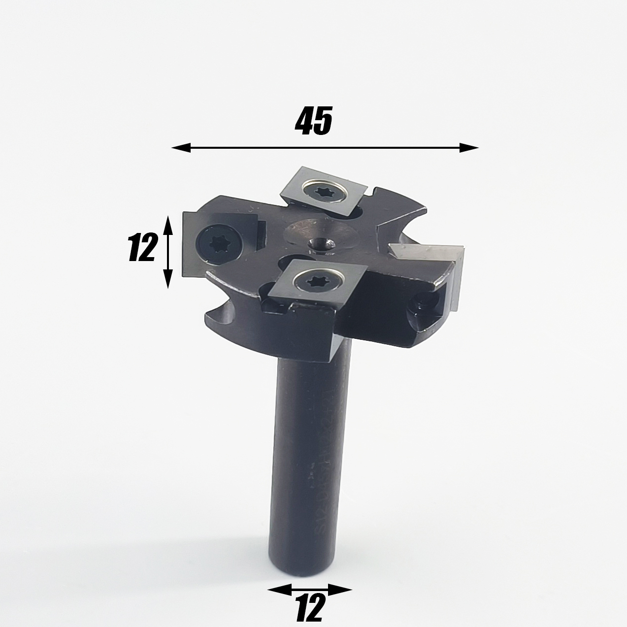 CNC كربيد إدراج 12 مم عرقوب راوتر بت Spoilboard تطفو على السطح Flycutter2 + 2 فلوت CNC راوتر بت 